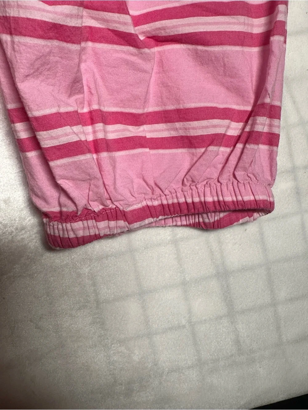 Free People pink peplum tie front Brunch Babe Blouse size small
